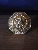 Goldfarbene Brosche in 57629