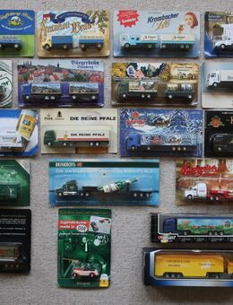 H0 20 Werbetrucks Biertrucks LKWs Anhänger DDR Cabriolet 1:87 - Niddatal