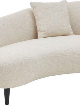 ATLANTIC home collection Chaiselongue Olivia, Nierenform-Sofa mit Zierkissen im Originalbezug
