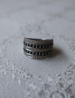 Spinell Ring 925er Sterling Silber Zirkon silber Größe 17 Juwelo - Niddatal