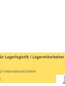 Fachkraft für Lagerlogistik / Lagermitarbeiter (m/w/d) - Hamburg