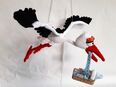 Geburt Taufe Storch Mobile Baby Junge Mädchen hellblau rosa in 26907