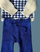Vintage Strickset für Kleinkinder – ein Unikat - bestehend aus Pullover und Höschen in 57572