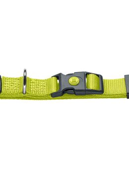 HUNTER Halsband London, limette - Vario Basic Größe M: 30 - 46 cm Halsumfang, 15 mm breit