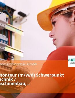 Industriemonteur (m/w/d) Schwerpunkt Antriebstechnik / Elektromaschinenbau, Tagesmontagen - Willich
