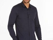 Calvin Klein Langarmhemd SLIM FIT STRETCH POPLIN mit Kentkragen