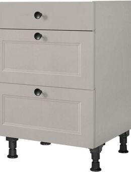 nobilia® Kochfeldumbauschrank "Cascada", vormontiert, mit Schubkasten und Auszügen, in den Breiten 60 und 90 cm