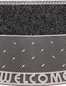 Home2Fashion Fußmatte TC Clean Tendri, Welcome, LAGERRÄUMUNG!, rechteckig, Höhe: 8 mm, Schmutzfangmatte, mit Spruch, robust, In- und Outdoor geeignet