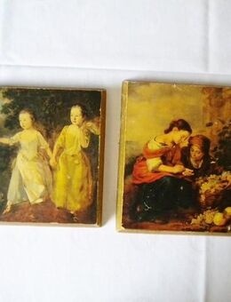 2 Bilder auf Preßholz,historische Motive,Alt - Linnich