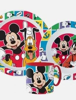 Disney Mickey Better Together Tafelset, Mikroplastik-Set mit Becher 265 ml - Neumünster