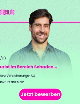Volljurist im Bereich Schaden (m/w/d) - Frankfurt (Main)