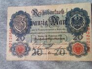 20 Mark Reichsbanknoten von Jahr 1914 - Gummersbach