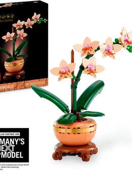 LEGO® Mini-Orchidee (10343), LEGO Botanicals Konstruktionsspielsteine, (274 St), Made in Europe