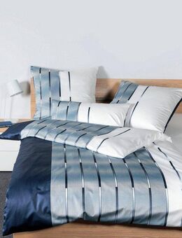 Janine Bettwäsche MILANO 45026, Mako-Satin, 2 teilig, mit Reißverschluss
