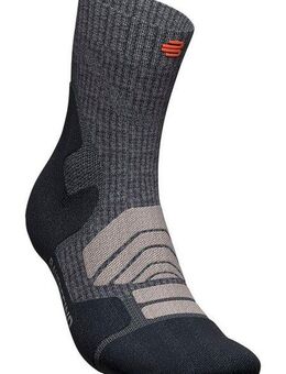 Bauerfeind Sportsocken Outdoor Merino Mid Cut Socks für Laufen, Wandern und Nordic Walking, mit Komfortzonen
