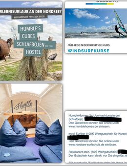 Carolinensiel Humblehome / Windsurfen/ Essen - Essen