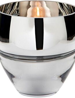 Fink Teelichthalter RILA (1 St), Kerzenhalter aus Glas, mundgeblasen, auch als Vase verwendbar