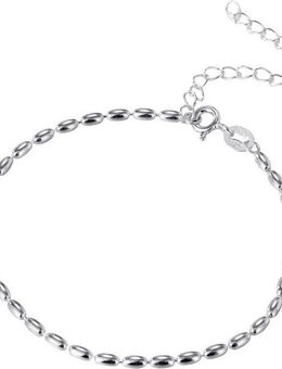 Firetti Silberkette Schmuck Geschenk Silber 925 Armband Kette Fußkette Olivenkette oval, in verschiedenen Längen erhältlich