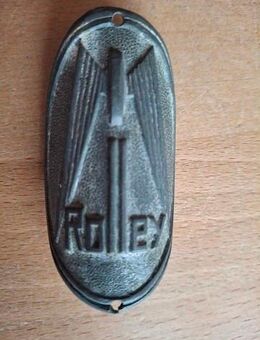 Rolley Velo Steuerkopf CH Schild Emblem - Volketswil