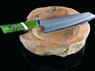 Ultra-scharfes Kiritsuke-Messer mit grünem Wabengriff aus 7-lagigem 440C-Stahl - Otterstadt