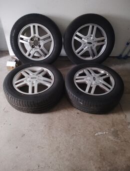 Alufelgen Reifen Kombination Borbet 4x108 6J 15 mit Michelin Sommerreifen 195/60 R15 V88 5-6 mm - Waldkirchen