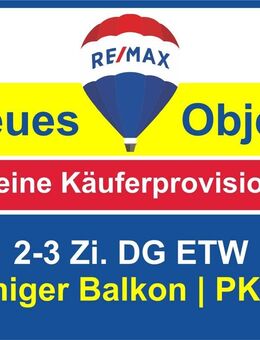Keine Käuferprovision! Kaufen Sie ab €465,-mtl.*/ helle, gepflegte 2-3 DG-ETW | S/W Balkon ins Grüne - Mainhausen