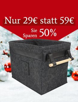 🧺 Filzfabrik® Premium Filzkorb – für Wäsche, Spielzeug, Aufbewahrung, Kaminholz & mehr – nur 29 € statt 59 € - Düsseldorf