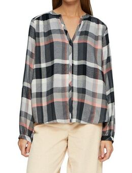 s.Oliver Langarmbluse mit Karo Muster