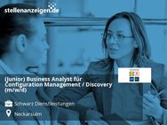 (Junior) Business Analyst für Configuration Management / Discovery (m/w/d) - Neckarsulm