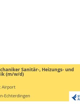 Anlagenmechaniker Sanitär-, Heizungs- und Klimatechnik (m/w/d) - Stuttgart