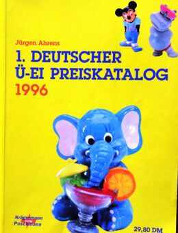 1.Deutscher Ü-Ei Preiskatalog 1996 - Chemnitz