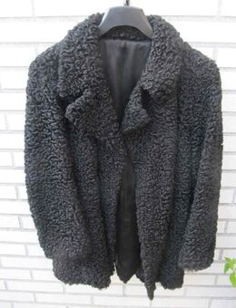Pelz Persianerjacke elegant gearbeitet, schwarz Gr. 38 / 40 - Leverkusen