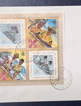 Briefmarken Burundi 1967 Pfadfinder Block gezähnt gestempelt - Görlitz