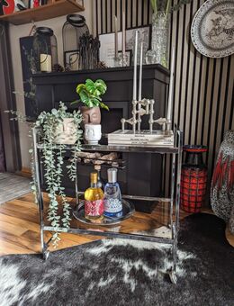 "Chrom Beistelltisch Hausbar 60er 70er Vintage MidCentury" - Ginsheim-Gustavsburg