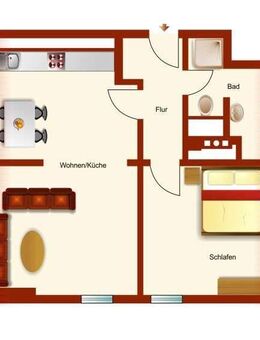 TOP! 2-3 Zimmer Wohnung im Dachgeschoss eines kernsanierten Wohn- und Geschäftshaus in Peißenberg - Peißenberg