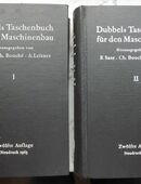Dubbels Taschenbuch für den Maschinenbau Sass Bouché Leitner 2 Bände 1963 zus. 4,- in 24944