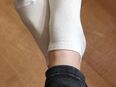 Getragene weiße Socken mit Wunschtragedauer Größe 39 in 89250