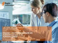 Meister / Techniker (m/w/d) als Aufsichtsperson II im Aufsichtsgebiet - Memmingen
