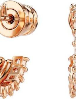 Swarovski Paar Creolen Schmuck Geschenk Hyperbola Ohrringe, mit Swarovski® Zirkonia (synth)