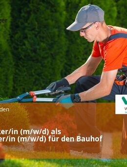 Handwerker/in (m/w/d) als Mitarbeiter/in (m/w/d) für den Bauhof - Winnenden