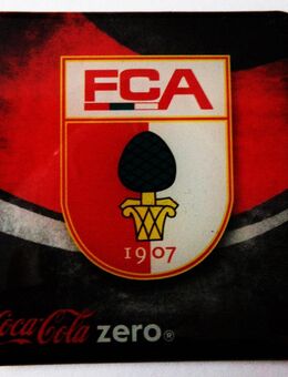 Coca Cola Zero - Fußballvereine - FC Augsburg - Kühlschrankmagnet 6 x 6 cm - Doberschütz