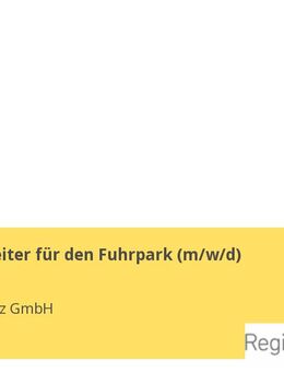 Sachbearbeiter für den Fuhrpark (m/w/d) - Aachen