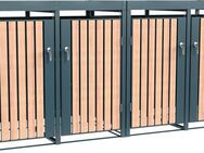 WESTMANN Mülltonnenbox Planta, Platz für 4 Mülltonnen je 240 L, BxHxT: 264x84x124,5 cm