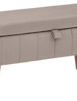 INOSIGN Truhenbank AMIRA Sitzbank mit Stauraum, Maße B/T/H: 81/36/43 cm, mit Staufach, in 3 Bezugsqualitäten mit feiner Steppung
