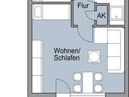 Schicke 1 Zimmerwohnung mit Balkon - Frankfurt (Main)