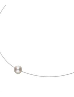 Smart Jewel Collier schwebende Perle, Silber 925