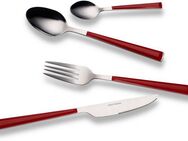 ECHTWERK Besteck-Set Basic (16-tlg), 4 Personen, Edelstahl 18/0, Camping/Picknickbesteck, Kunststoffgriffe