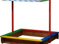 Dobar Sandkasten mit buntem Dach Sandkiste Sandbox #94355 in 75217