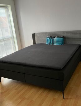 Boxspringbett Synda 180x200 cm – Anthrazit/Grau – Sehr guter Zustand - Leipzig