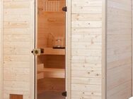 weka Sauna Valida, BxTxH: 189 x 139 x 203,5 cm, 38 mm, (Set) 4,5 kW-Ofen mit digitaler Steuerung